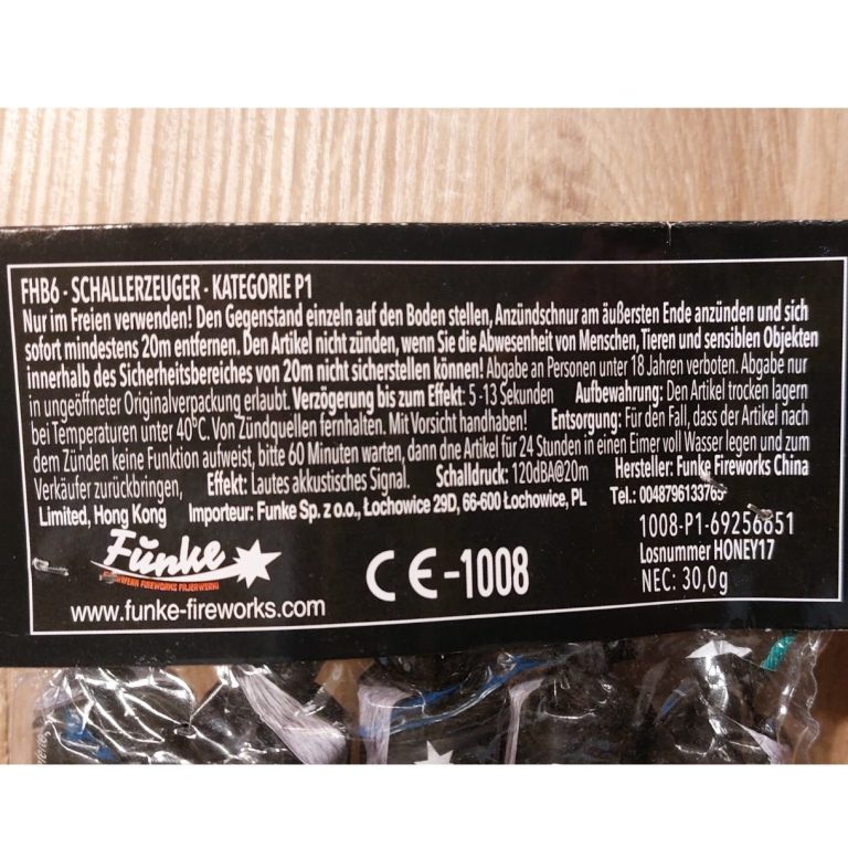 Gebrauchsanweisung von Feuerwerk lesen